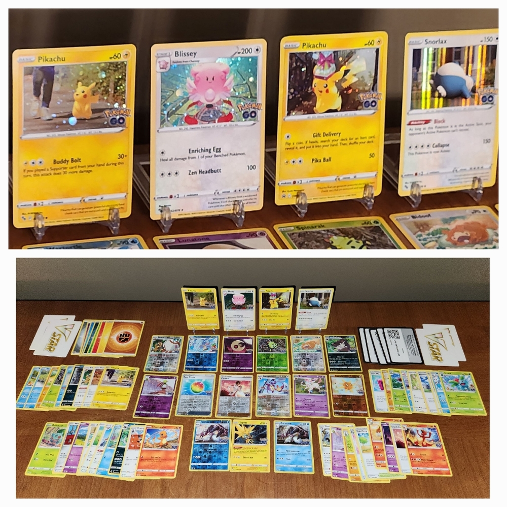 Pokemon cards (74) promo, rares, holos, uncommons, commons